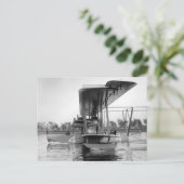 ネイビーカーティスNC-4飛んでいるボート， 1918 ポストカード (スタンド正面)