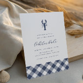 ネイビーギンガム | クラシック夏ロブスター焼きパーティー 招待状