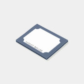 ネイビークラシックレーベルMonogram Post It Notes ポストイット (アングル)