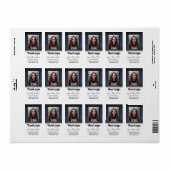 ネイビーグリッタープロフェッショナルモデルアクターの写真名 ラベル (フルシート)