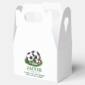 ネイビーグリーンサッカーキッズウォーター色 フェイバーボックス (オープン)