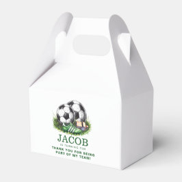 ネイビーグリーンサッカーキッズウォーター色 フェイバーボックス