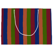 ネイビーグリーンラージ抱き枕 ラージペーパーバッグ (裏面)