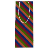 ネイビーグリーン ワインギフトバッグ (裏面)