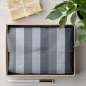 ネイビーグレーストライプ装飾用クッション  薄葉紙 (ギフト)