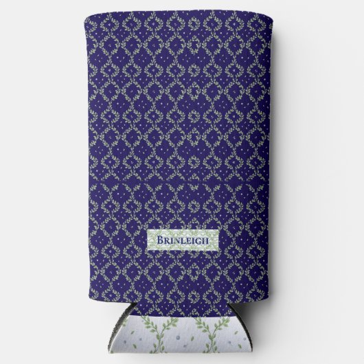 ネイビーコテージコアカスタムー スリム缶クーラー (正面)