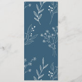 ネイビーコーナーフローラボホ結婚ズ プログラム (裏面)