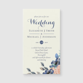 ネイビーコーラルエレガンス – フローラ結婚ズアイテム