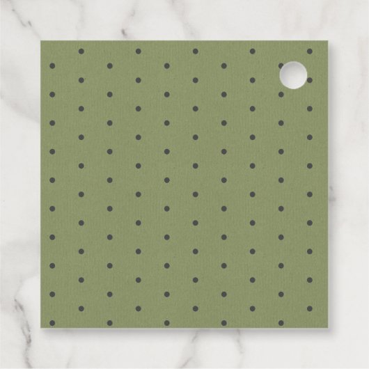 ネイビーサンフラワーユーカリプツパインコーン結婚フローラ フェイバータグ (裏面)