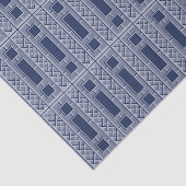 ネイビーシノイセリー竹模様 薄葉紙 (詳細)