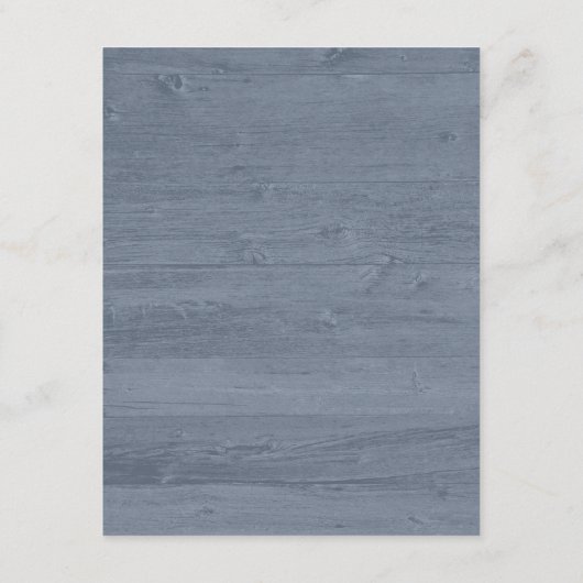 ネイビーシルバーウォーターカラーフローラウェディングレセプション エンクロージャーカード (裏面)