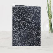 ネイビーシルバーパインホリーベリー写真 シーズンカード (裏面)