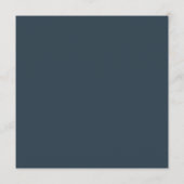 ネイビーシンプルブルーモノグラムウェディングレセプション メニュー (裏面)