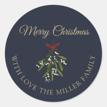 ネイビーシンプルミスタントクリスマス