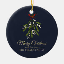 ネイビーシンプルミスタントーのクリスマス写真