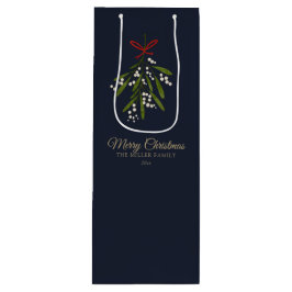 ネイビーシンプルミスタントー抱き枕 ワインギフトバッグ