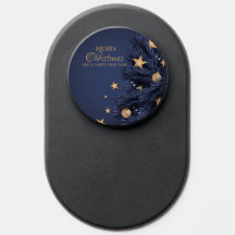 ネイビーシンプル金ゴールドクリスマスカスタムデイMagSafe