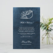 ネイビーシーシェルビーチ結婚式ウェルカム旅程 (スタンド正面)