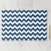 ネイビージャグザグザグネイ、ネイビージャブロン、幾何学模様 ペーパーパッド (インサイチュ)