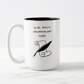 ネイビージャーナリストTwo-Tone Mug, 15 oz ツートーンマグカップ