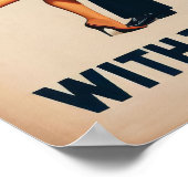 ネイビースイングダンスナイトディライト ポスター (角)