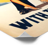 ネイビースイングダンスナイトディライト ポスター (角)