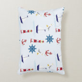 ネイビースタイルのアクセントピロー アクセントクッション (正面(垂直))