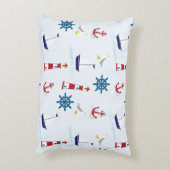 ネイビースタイルアクセント枕 アクセントクッション (裏面(縦))