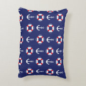 ネイビースタイル アクセントクッション (裏面(縦))