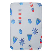 ネイビースタイル バスマット (正面縦)