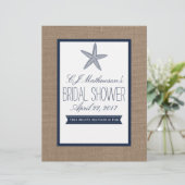 ネイビースターフィッシュビーチブライダルシャワーレシピ分周器 (スタンド正面)