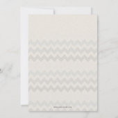 ネイビースターフィッシュビーチ海テーマベビーシャワー 招待状 (裏面)