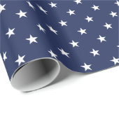 ネイビースターラッピング紙 ラッピングペーパー (ロールコーナー)