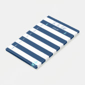 ネイビーストライプのブルー,いかり,一覧へ ポストイット (アングル)