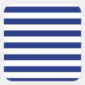 ネイビーストライプズ航海のデコール スクエアシール (正面)