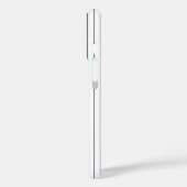 ネイビーストライプベースボールジャージの名前 Case-Mate iPhoneケース (裏面 / 左)