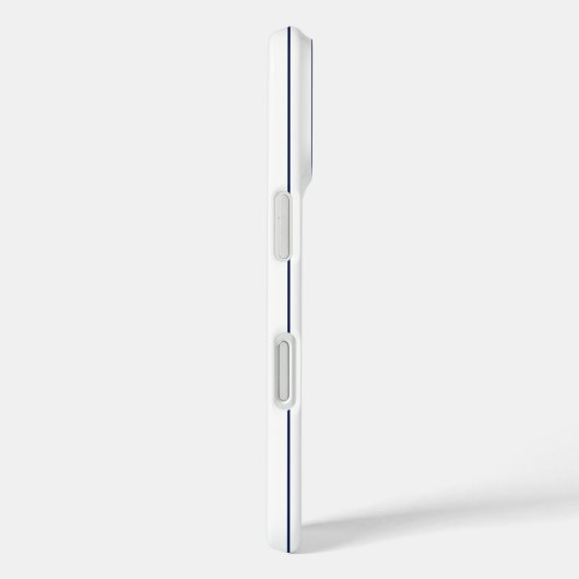 ネイビーストライプベースボールジャージの名前 Case-Mate iPhoneケース (裏面 / 右)