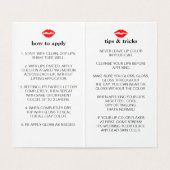 ネイビーストライプリッププロダクトディストリビューターのヒントとトリック 名刺 (内部フラット)