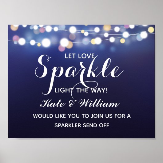 ネイビーストリングオブライツスパーカー結婚はオフの1 ポスター (正面)