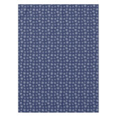 ネイビースノーフレークテーブルクロス テーブルクロス (正面)