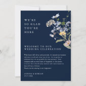 ネイビースプリングワイルドフラワーウィークエンドイベントプログラム 招待状 (正面)