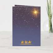 ネイビースペインのスタースクリスマススリーキングスデー シーズンカード (裏面)