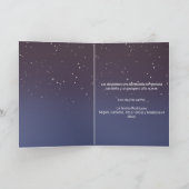 ネイビースペインのスタースクリスマススリーキングスデー シーズンカード (内部)