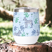 ネイビーゼブラマルティニスブルー名門私立校風の