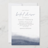 ネイビータイドコースタルウォーターブライダルシャワー 招待状 (正面)