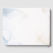 ネイビータコビーチ水航海の色結婚ズ ゲストブック (裏面)