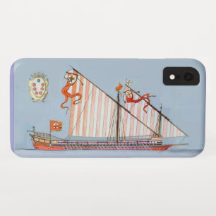ネイビータスカニーメディチ航海のー iPhone XRケース