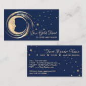 ネイビータロットリーダスタームーンサンシチュアル 名刺 (正面/裏面)