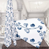 ネイビーダスティブルーユーカリプトゥスウェディングパーティー ネクタイ