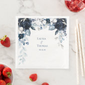 ネイビーダスティブルー&ホワイトガーデンエレガントな結婚式 (インサイチュ)